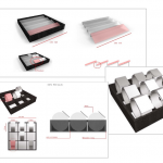 Trays for all accessories table presentations